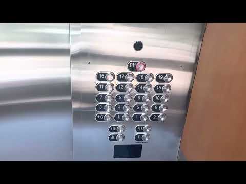 Fast 500 FPM Montgomery/Schindler Traction Scenic Elevators in Naples, FL