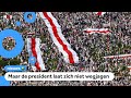 Wit-Russen staken omdat ze woedend zijn op de president