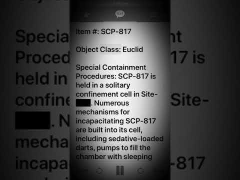 Scp 817 Random Metamorphism