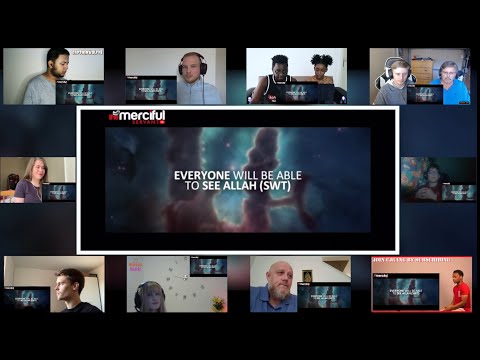 The Face Of Allah's Video. Multiple reactions