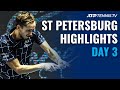 Medvedev Overcomes Gasquet; Shapovalov, Wawrinka Move On | St Petersburg 2020 Day 3 Highlights