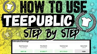 How To Use Teepublic & Create Designs For FREE! (Complete Teepublic Tutorial)