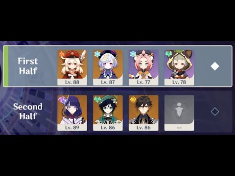 2.1 Spiral Abyss, Archons + Children Squads - (Floor 12, 9 Star)