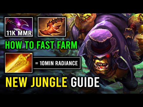How to Fast Jungle Alchemist Like a 11K MMR with 10Min Radiance Max Slotted EZ Boost MMR Dota 2
