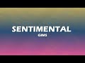 GIMS - SENTIMENTAL  (Lyrics)