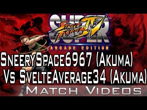 SneerySpace6967 (Akuma) Vs SvelteAverage34 (Akuma) SSF4 AE 2012 Match Video HD Street Fighter 4