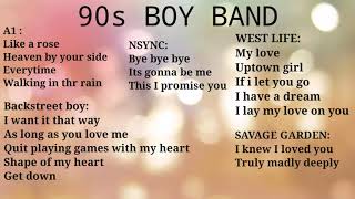 90s BOY BAND MUSIC HIT