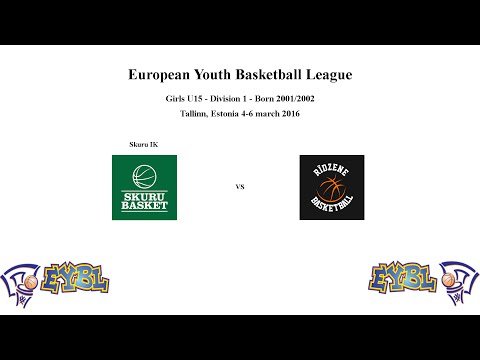 Skuru Basket (Sweden) vs Rīdzene Basketball (Latvia) - EGBL - 2016-03-04