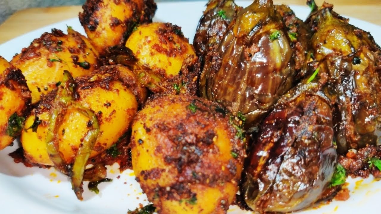 Aaloo Baigan Ki Kalonji UP Style |Bharwa Aloo Baigan | By Shera's Kitchen
