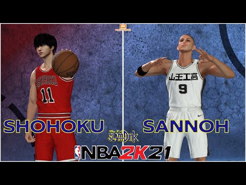 NBA 2K21 Slam Dunk MOD - Shohoku vs Sannoh Championship Game