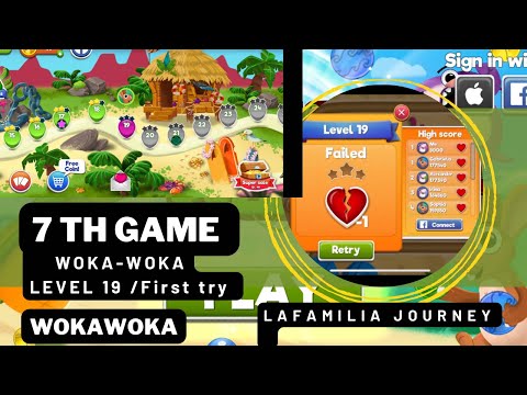 SATISFYING WOKA-WOKA LEVEL 19 My 7th game WOKAWOKa|Try Again
