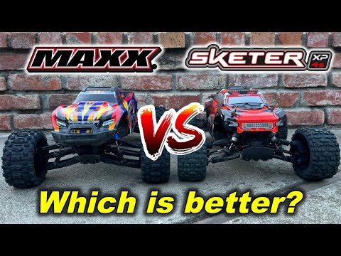 Traxxas Maxx vs. Team Corally Sketer - Best 4S 1/10 RC monster truck?
