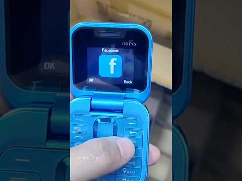 Mini Flip Phone: Compact, Dual SIM, and Full of Features #shorts