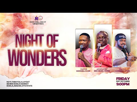 Convention 2025 Night Of Wonders Ministering: Apostle Eric-Israel Okere and Pastor Lawrence Oyor