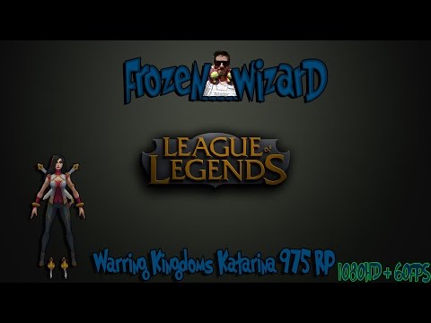 Warring Kingdoms Katarina - Skin Spotlight League of Legends - 17.01.2015. (975RP)