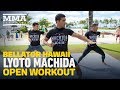 Lyoto Machida Shows Off Traditional Karate Kata at Bellator 213 Open Workouts - MMA Fighting