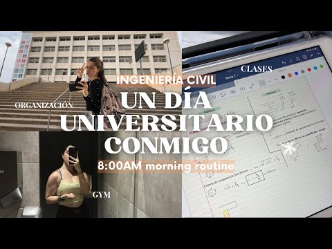 1 DÍA DE UNIVERSIDAD CONMIGO 📚 | GYM, ORGANIZACIÓN, IR AL DÍA, CLASES, INGENIERÍA... 💪