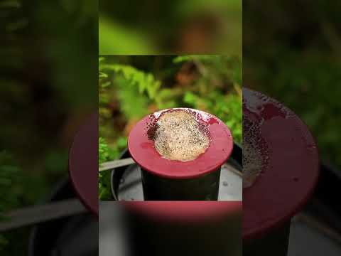 Solo Camping ln Rayn ₩ith Hammock 