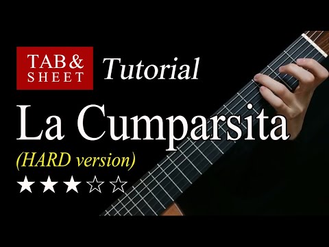 La Cumparsita (HARD version) - Guitar Lesson + TAB