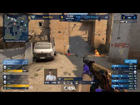 ESL CSGO Jkaem, a player with one of the least amount of AWP kills in pro matches, gets a 4k with it