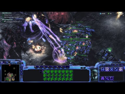 StarCraft 2 LotV Epilogue Mission 1 - Into the Void (Terran Edition)