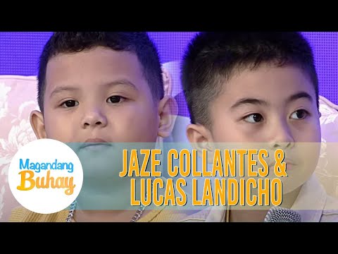 Lucas and Jaze's entry into showbiz Magandang Buhay