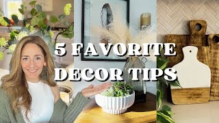 5 of My Favorite Decor Secrets | 5 Décor Tricks | Spring Décor Tricks