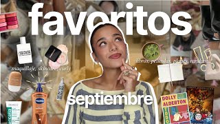 Mis FAVORITOS de septiembre ✧ skincare, curly, libros y planes