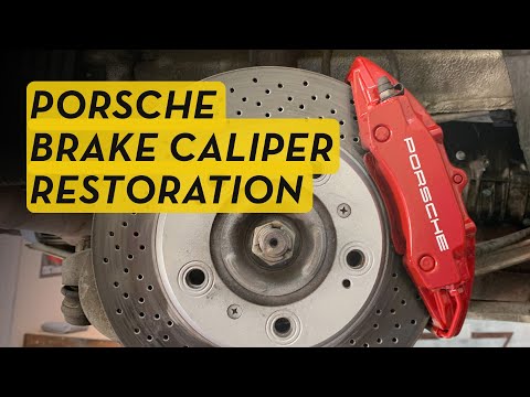 How to Easily Restore Porsche Big Red Brake Calipers