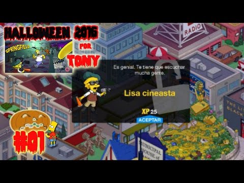 Los Simpson Springfield "Halloween'16: Cap. 1 - Lisa cineasta y Casa-Arbol Terror 2016" por Tony