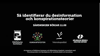 Så identifierar du desinformation och konspirationsteorier