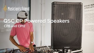 Video thumbnail for QSC CP8 and QSC CP12 Powered Speakers by Musician's Friend