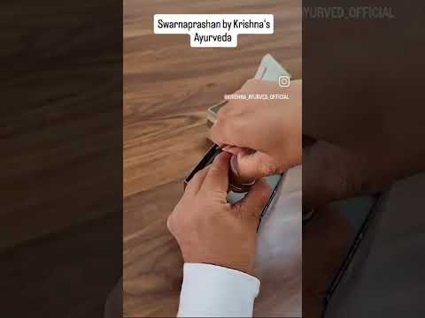 Krishna's swarna prashan drops