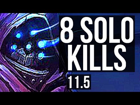 JAX vs KENNEN (TOP) | 8 solo kills, 1400+ games, 1.8M mastery, Legendary | KR Grandmaster | v11.5