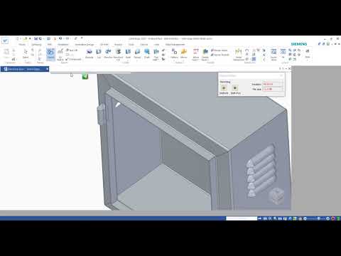 Electrical Box -Sheet Metal - Solid Edge 2020