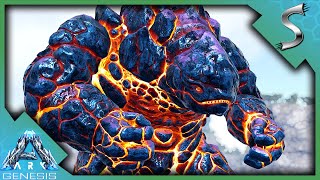 THESE LAVA GOLEMS LOOK AMAZING! TAMING AN X-ROCK ELEMENTAL! - Ark: Genesis [DLC Gameplay E46]
