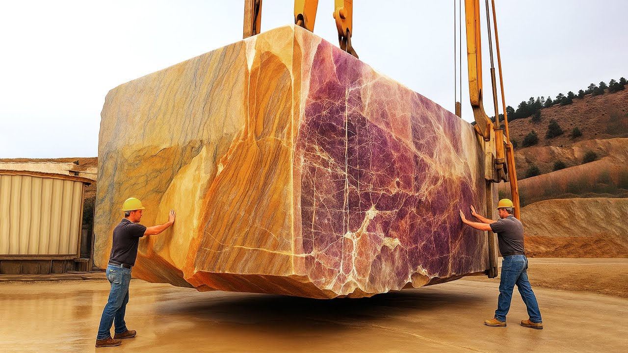 Inside a $1 Billion Marble Quarry: How Luxury Stones Are Mined and Manufactured