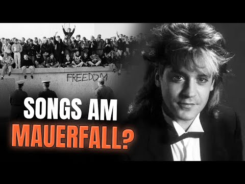 What music was played in East Germany on the day the Berlin Wall fell?