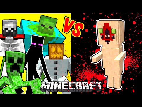SCP-173 PC Vs. Mutant Monsters in Minecraft