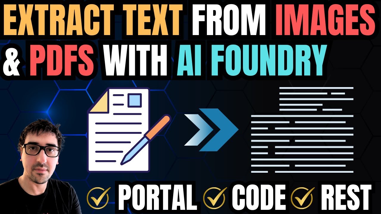 Extract text from images and PDFs using Azure AI Foundry