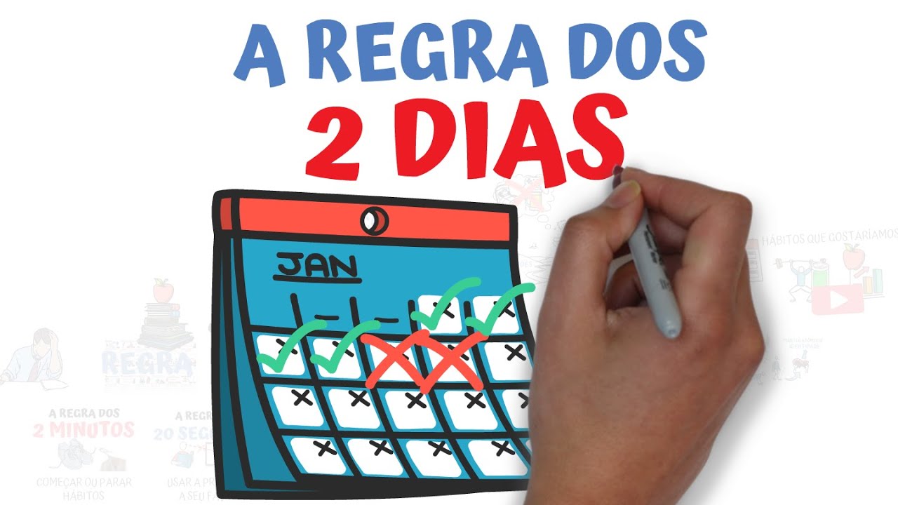 A Regra dos 2 Dias PARA FORTALECER HÁBITOS E Se Transformar Em Uma Máquina | SejaUmaPessoaMelhor