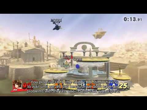 Lag Lucina with Simon Belmont picking up Tortimer Fruits _ SSBU