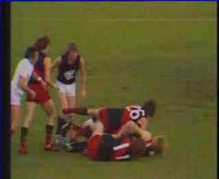 Carlton vs Essendon Brawl.  Battle of Boot Hill July 5 1975