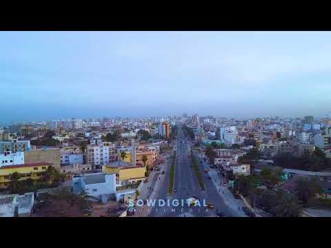 VUE AERIENNE PLACE DE LA NATION DAKAR - SENEGAL