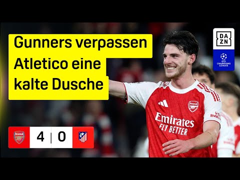 FC Arsenal - Atletico Madrid | UEFA Champions League | DAZN Highlights