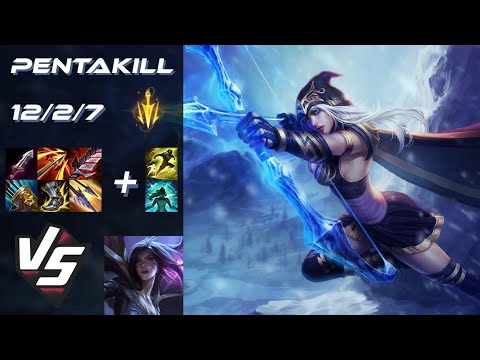 BOTTOM Ashe vs Kai'Sa [PENTAKILL] - EU Challenger Patch 25.S1.6