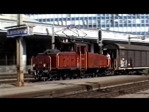 SBB CFF FFS - Ee 3/3 à Lausanne en 1991