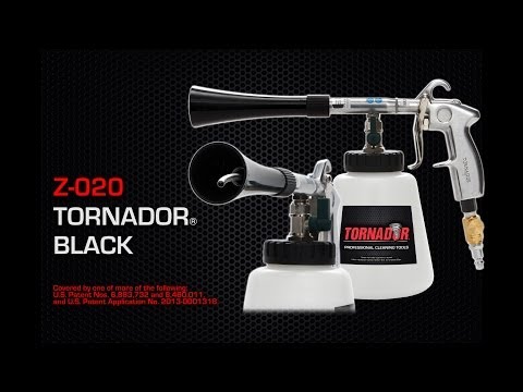 Tornador Z-020 Black Cleaning Tool for Auto Detailing Bundle with A Enzyme Cleaner
