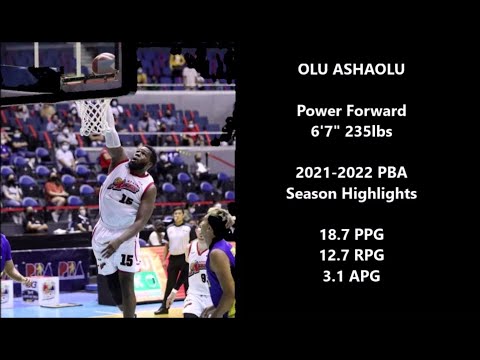 Olu Ashaolu 2021-2022 Season Highlights