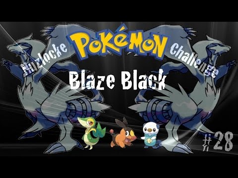Let´s Play Pokemon Blaze Black Blind Nuzlocke Part 28 Anführer von Team Plasma